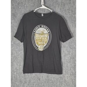 Luke Bryan Born Here Live Here Die Here Black‎ Concert T Shirt Mens Sz M Western